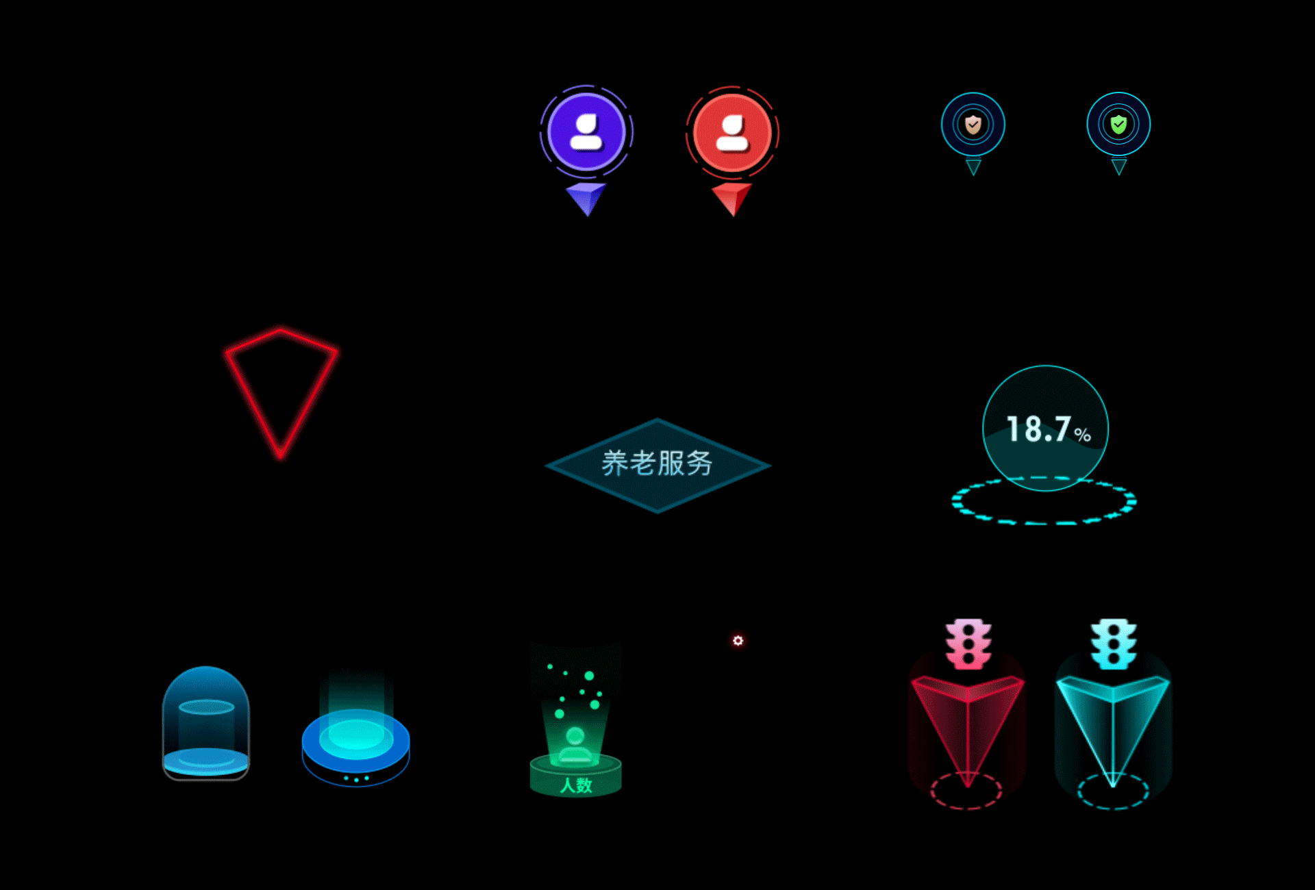 可视化组件积累（图ZMjUwODkzNTUy） - 其他UI - 站酷设计师zhutonghui原创素材 - 站酷ZCOOL