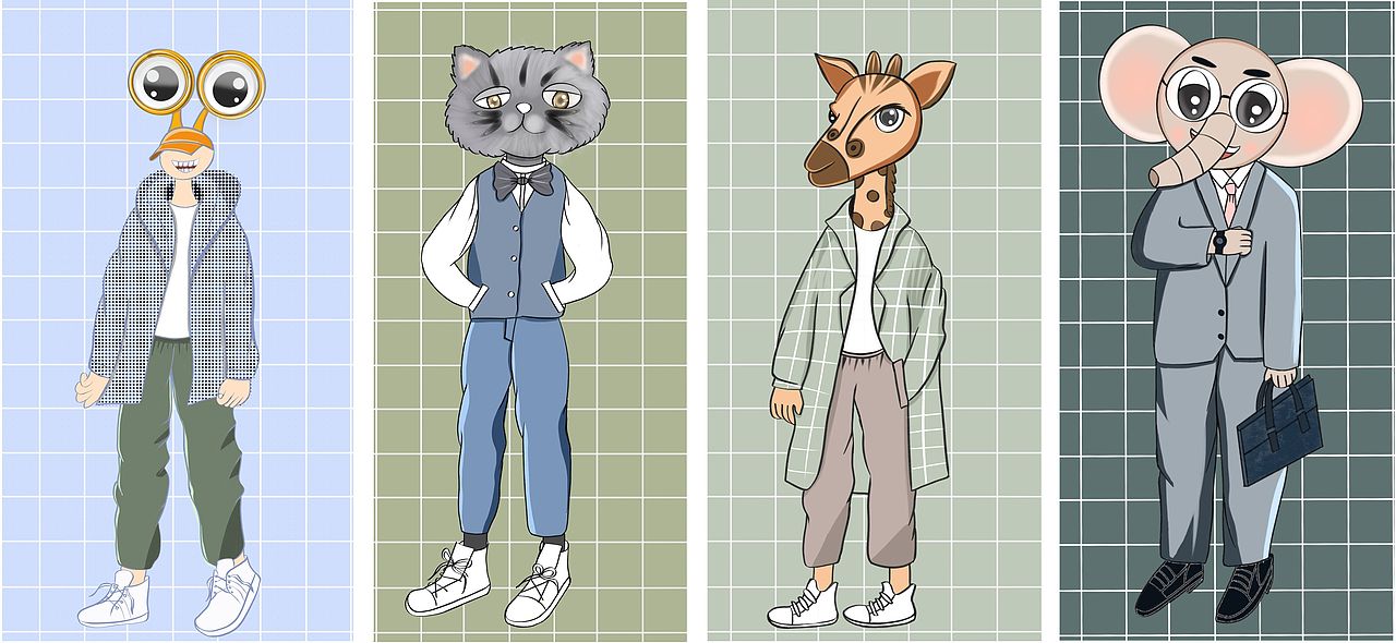 动物达人（图ZMjcwMDE0MDg4） - 商业插画 - 站酷设计师18楼暖阳原创素材 - 站酷ZCOOL