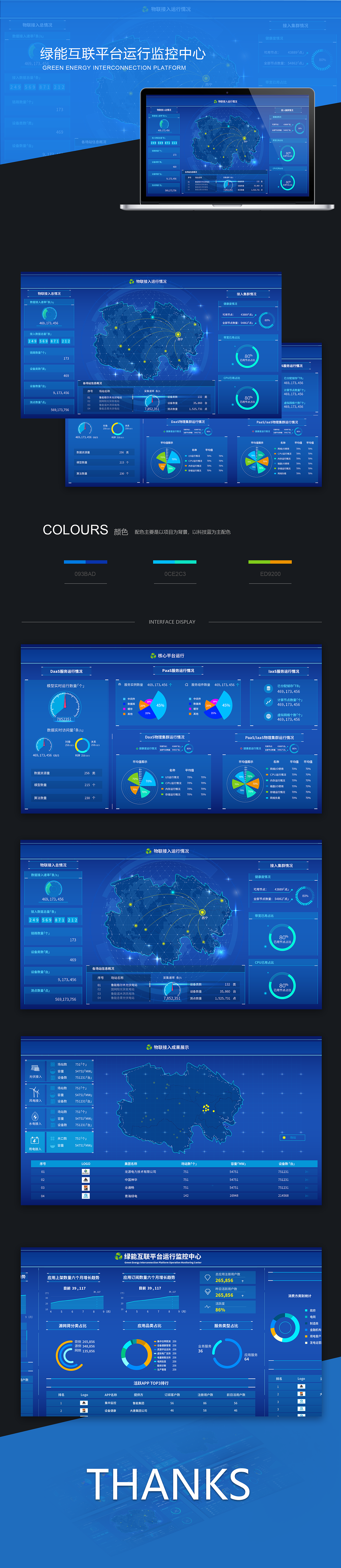 绿能互联平台运行监控中心（图ZMTI2MTU3MTI0） - 其他UI - 站酷设计师钱小强原创素材 - 站酷ZCOOL