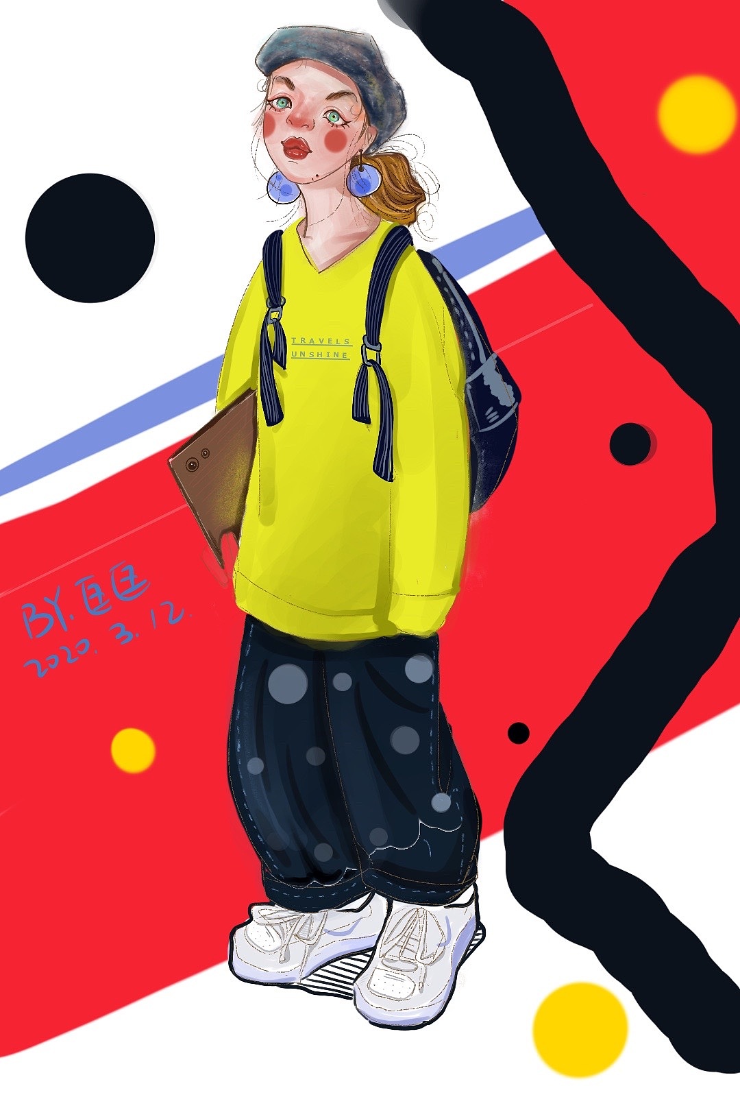 匡匡-DinLab21天插画打卡活动（图ZMjAzNDczNzU2） - 创作习作 - 站酷设计师Z99480304原创素材 - 站酷ZCOOL