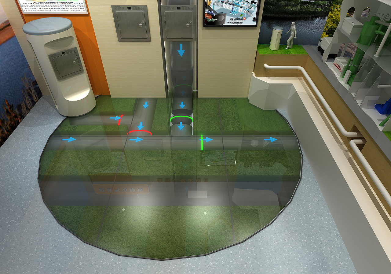 展厅垃圾分类展馆环保科技作品信息创作时间2020/12/02案例9绿色生