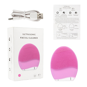 亚马逊电商套图设计——粉色硅胶洁面刷