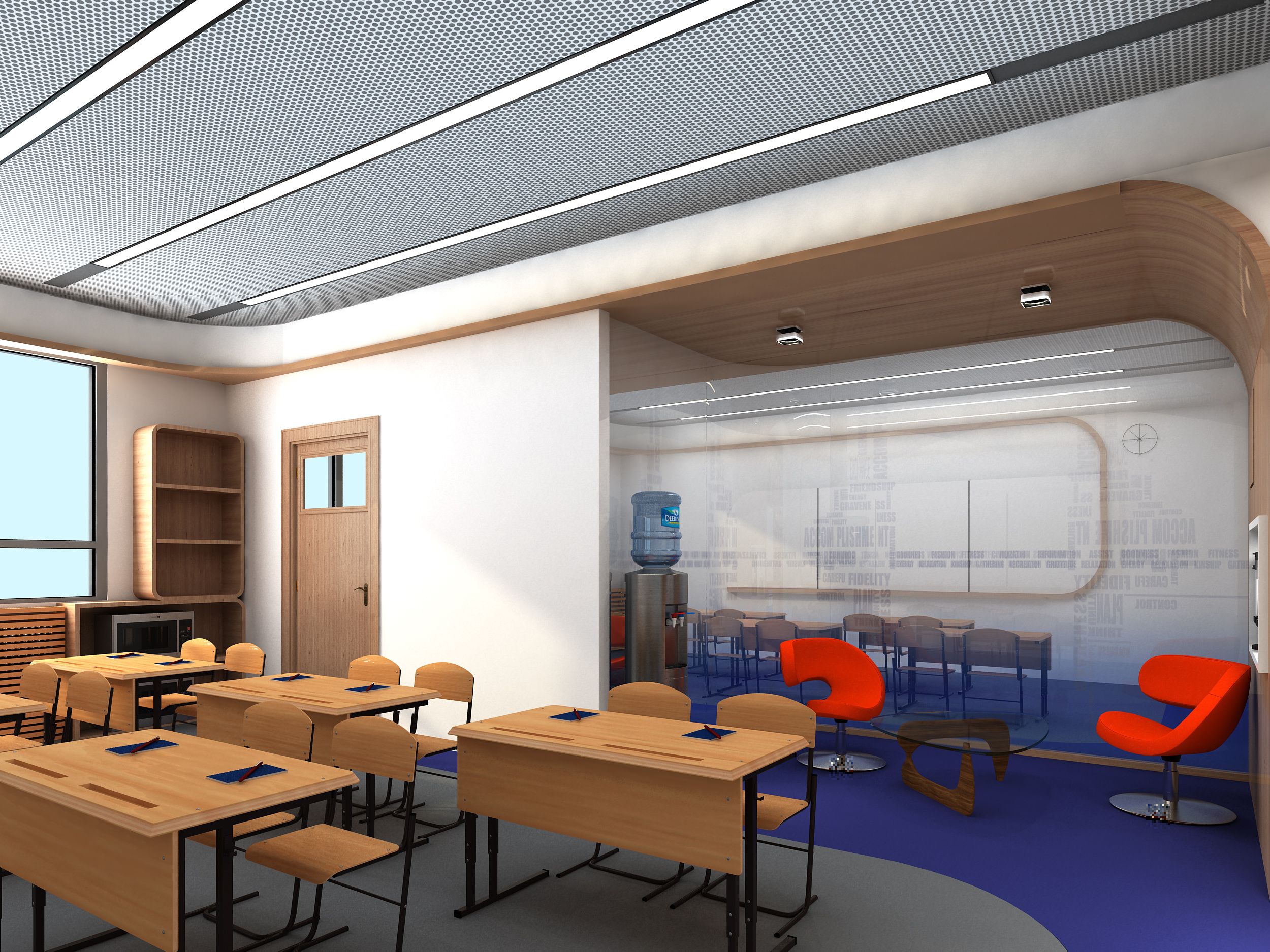 新中式幼儿园国学教室- 建E网3D模型下载网