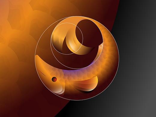 Animal Logos 2019: Color Gradients & Golden Ratio