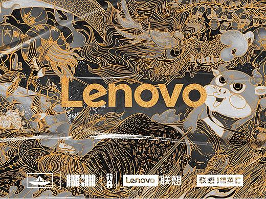 Lenovo 牛年席新春国潮插画
