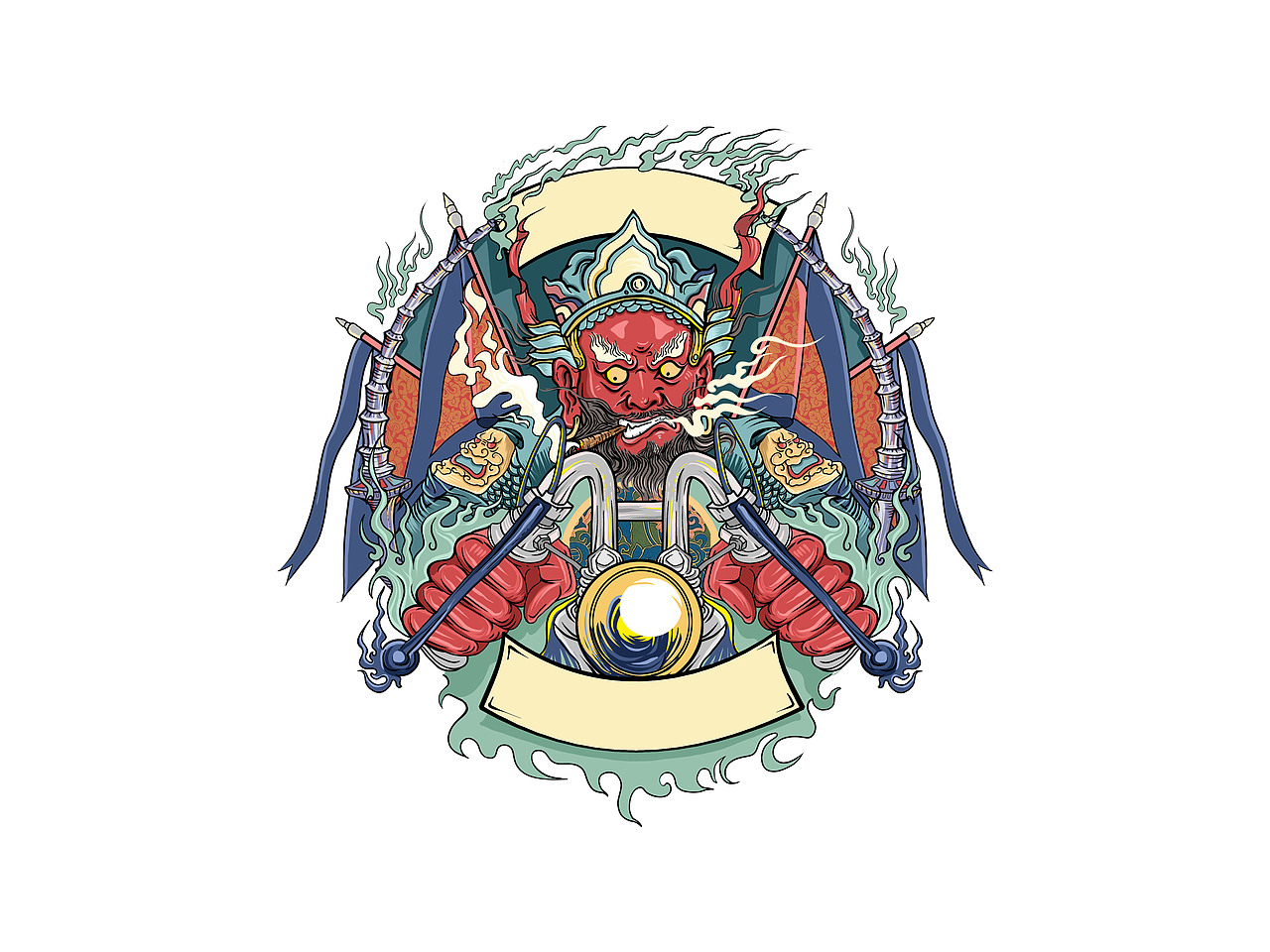 super\天王\门神\ 机车