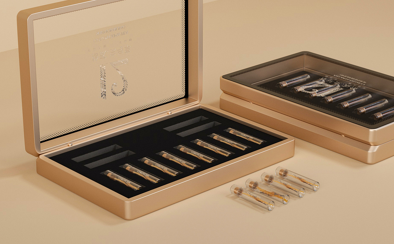 献给最美的你-冬虫夏草&茶五方（图ZMjMxMjIzOTAw） - 包装 - 站酷设计师小小小明m原创素材 - 站酷ZCOOL