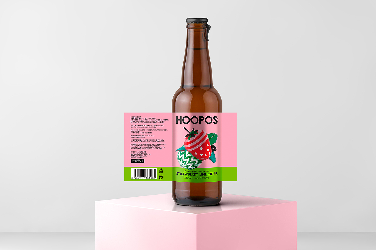 HOOPOS Cider Packaging 西打酒包装设计（图ZMjM3MTQxMTky） - 包装 - 站酷设计师vanchiang原创素材 - 站酷ZCOOL