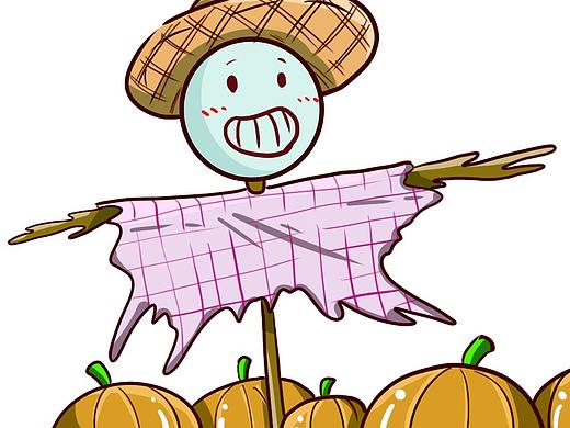 新农村建设主题插画海报设计