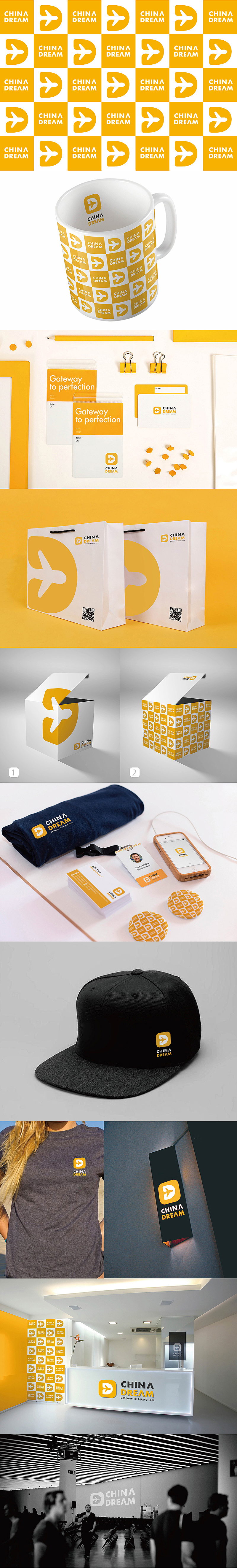 Chinadream品牌logo以及应用