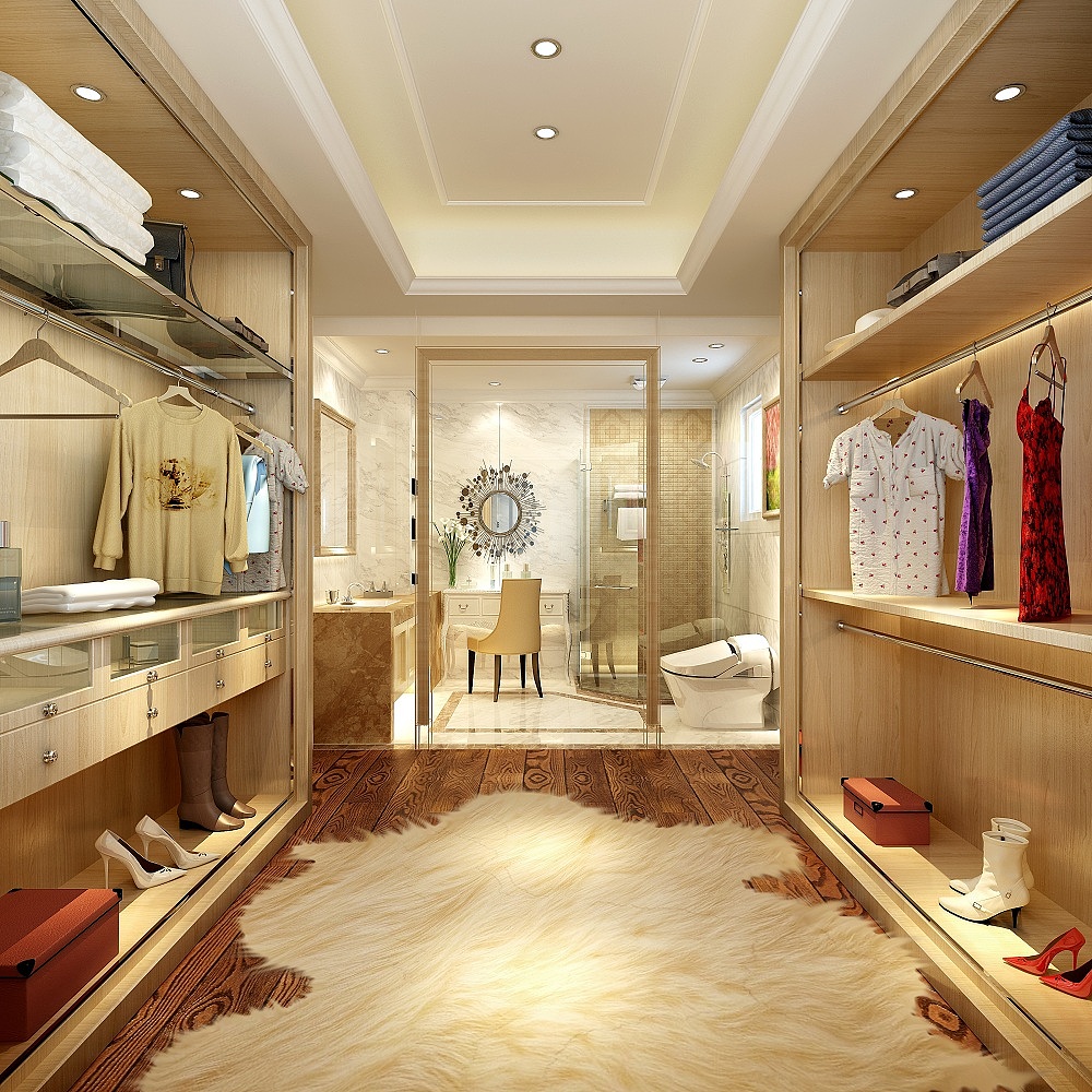 都江堰样板房设计-宁江大院简欧