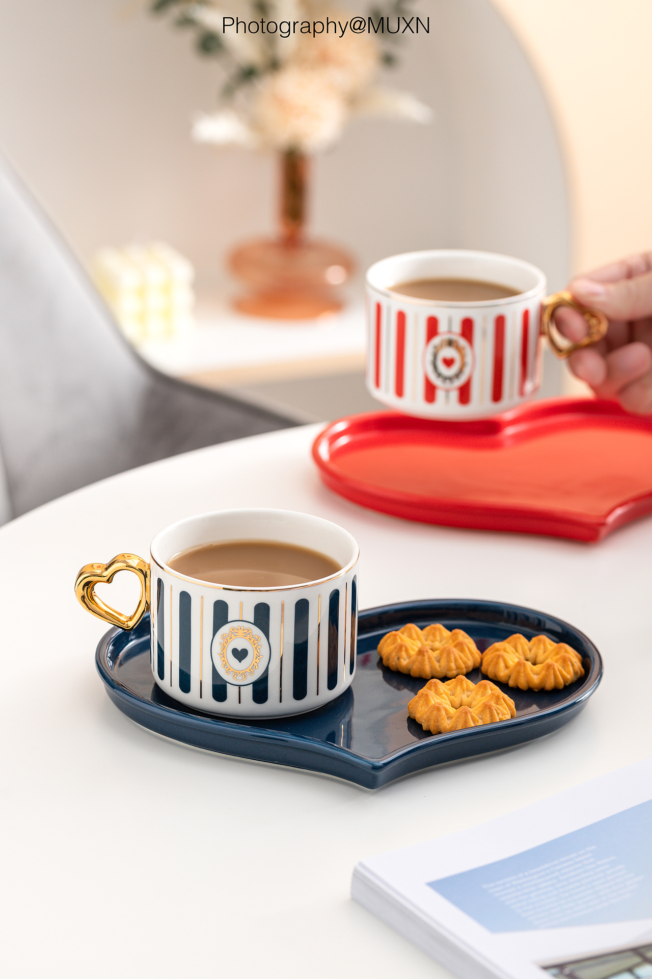 #欧式轻奢英伦风情侣杯