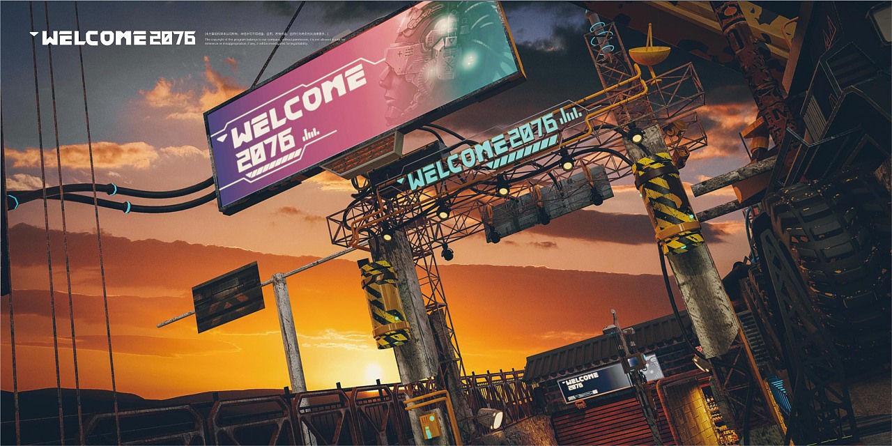 WELCOME2076 | 洪崖洞赛博朋克潮流馆(图ZMjQ5MTc0NTk2) - 品牌 - 站酷设计师V14TEAM原创素材 - 站酷ZCOOL