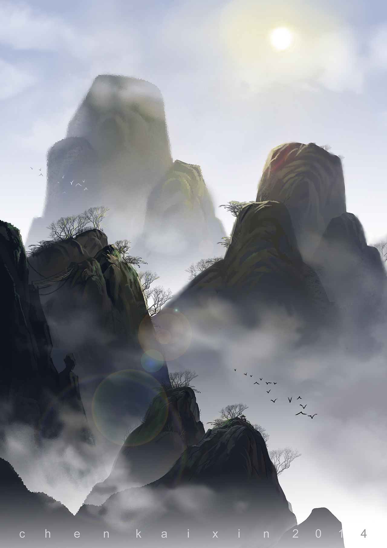 两张速涂场景（图ZMjMyNzczMTY=） - 创作习作 - 站酷设计师陈凯鑫原创素材 - 站酷ZCOOL
