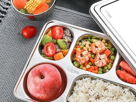 不锈钢分格快餐盘（个人主页-ZNDgwOTc1ODg=） - 电商 - 站酷设计师麦象品牌视觉设计原创素材 - 站酷ZCOOL