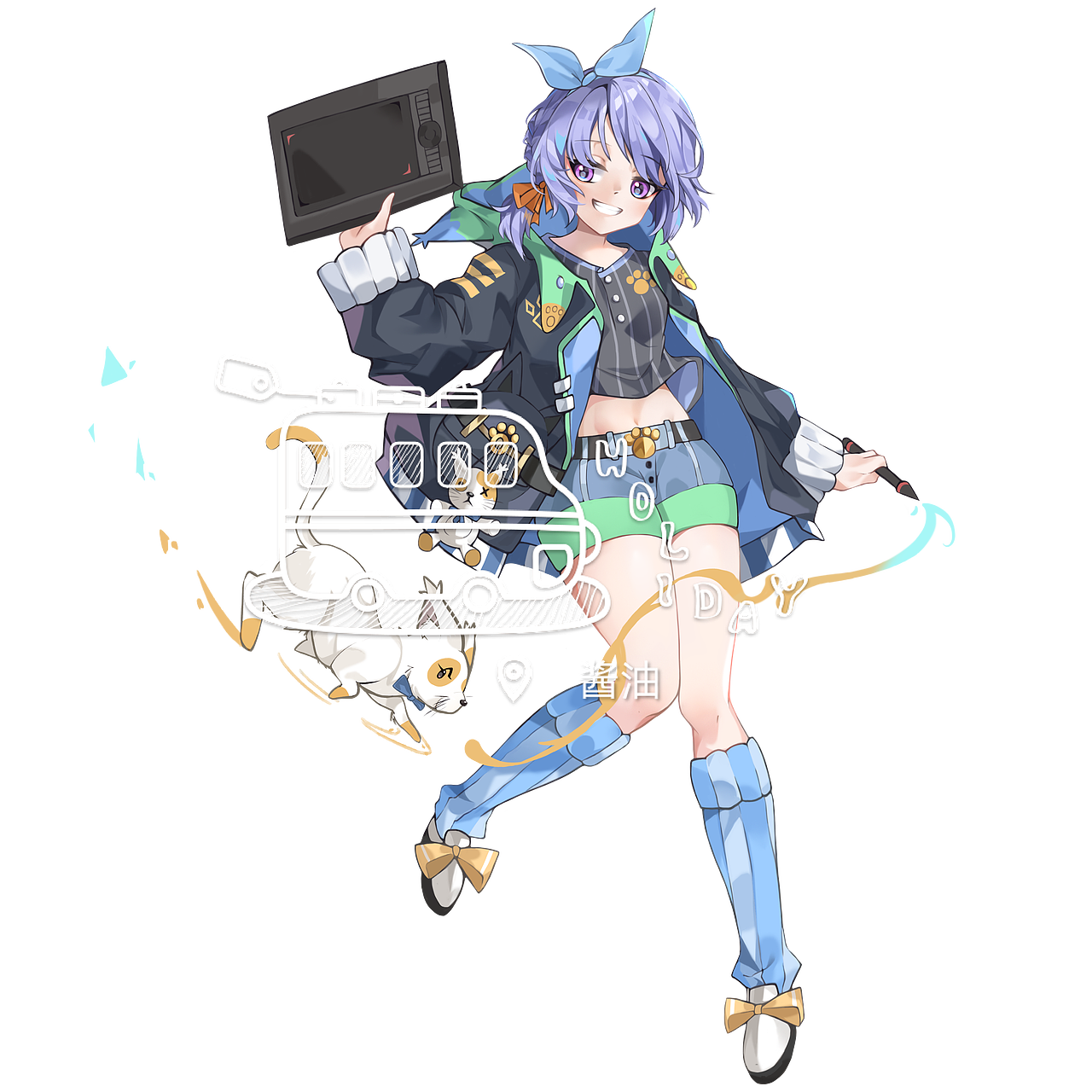 人物立绘约稿（图ZMjQxNDgyMzky） - 艺术插画 - 站酷设计师酱油大小姐原创素材 - 站酷ZCOOL