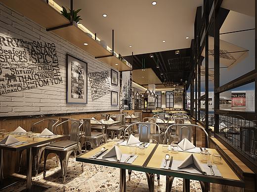 周边餐厅装修公司哪家专业，看附近餐厅设计案例就知道（个人主页-ZNDAyOTU1NTY=） - 家装设计 - 站酷设计师郑州附近餐厅装修原创素材 - 站酷ZCOOL