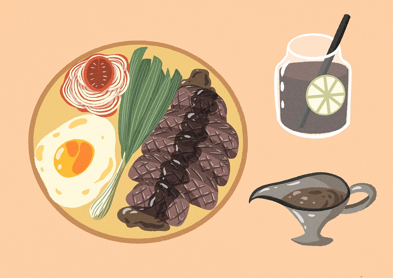 近期美食插画大集合~