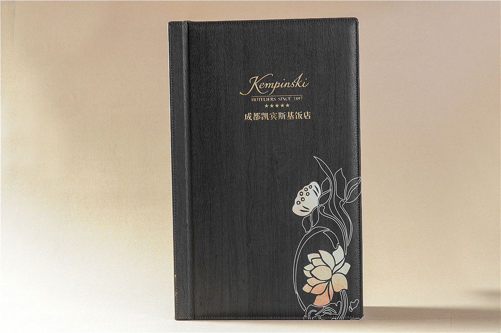 凯宾斯基酒店菜谱设计制作