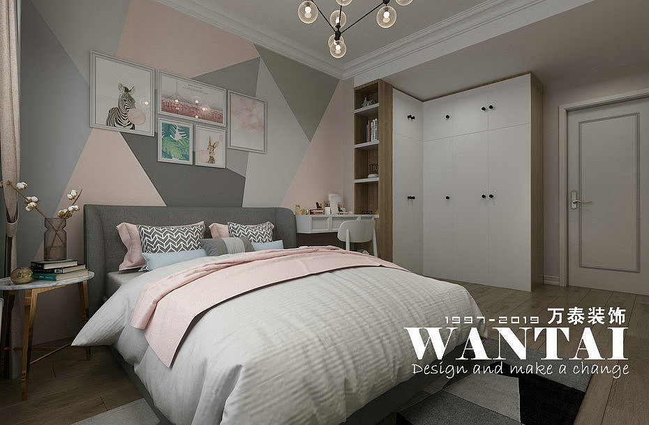 泰安复式装修|三合御都170m²复式顶加阁简欧装修效果图