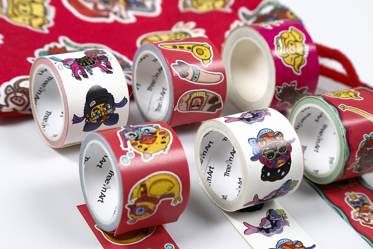 桃话坞品牌设计 乙亥年春节伴手礼 【迎新部分】（图ZMTQxMjA2MjUy） - 其他平面 - 站酷设计师买菜做饭的煮夫原创素材 - 站酷ZCOOL