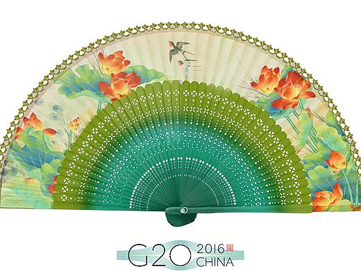 杭州g20峰会开幕式扇子设计