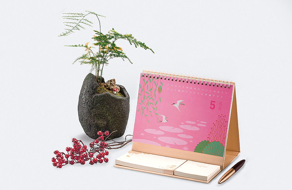 万象新颜 2017鸡年插画台历