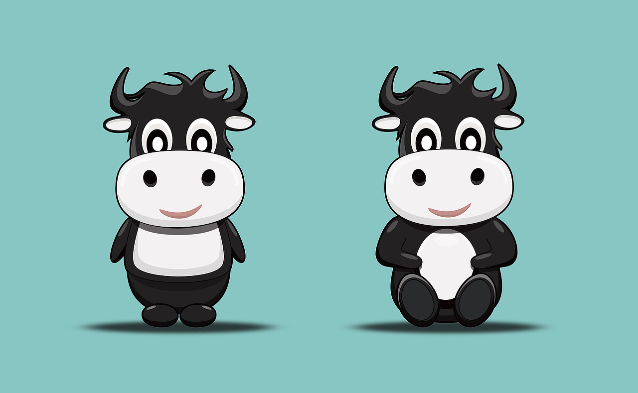 牦牛卡通形象设计 