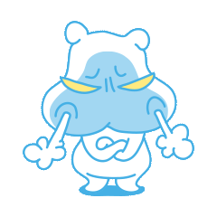 《小河马不高兴》表情包