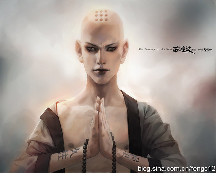 唐僧（图ZMjY3MzgxNg==） - 概念设定 - 站酷设计师fengweic12原创素材 - 站酷ZCOOL