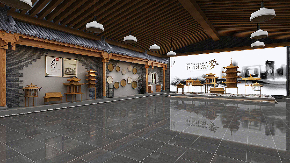 徽派文化展厅（图ZMjE4ODk2MDIw） - 其他三维 - 站酷设计师阿杰smac原创素材 - 站酷ZCOOL