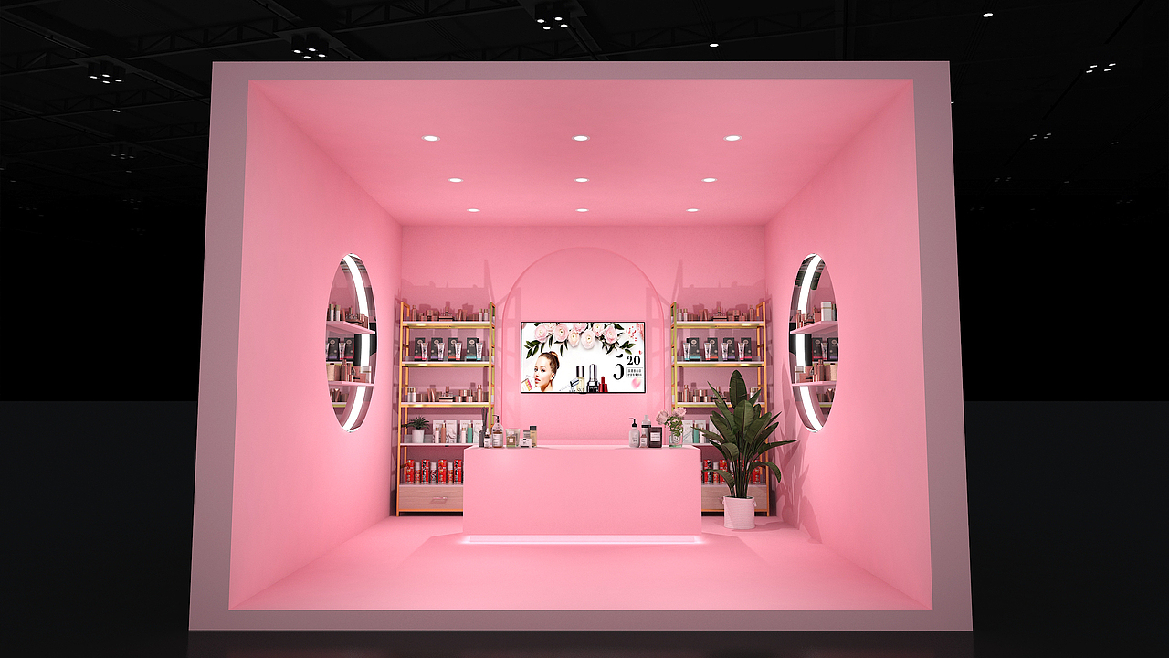 美妆直播间|三维|其他三维|长大的彼得潘_原创作品-站酷zcool