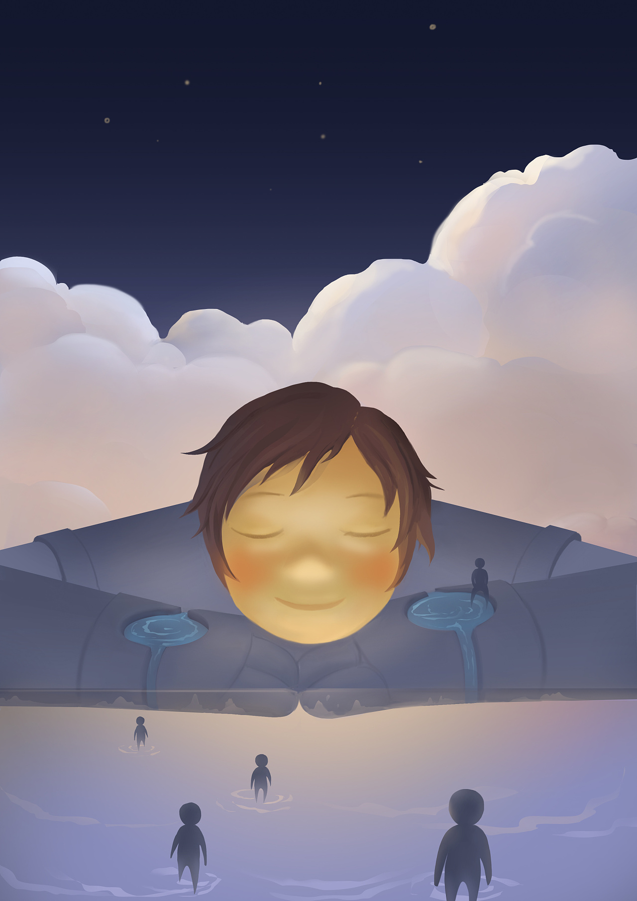 冥想|插画|绘本|小匿 - 原创作品 - 站酷 (zcool)