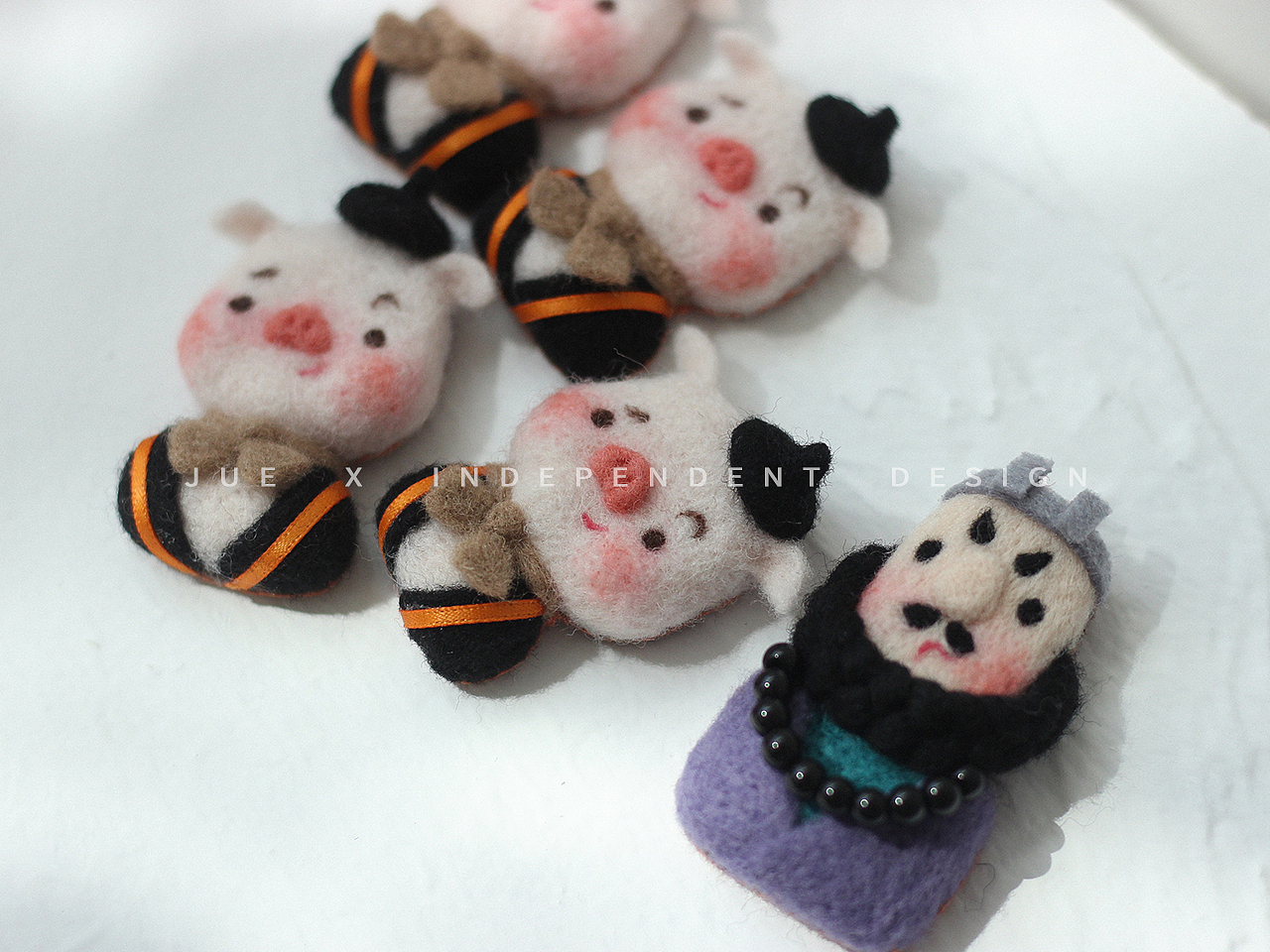 西游记小插画-羊毛毡