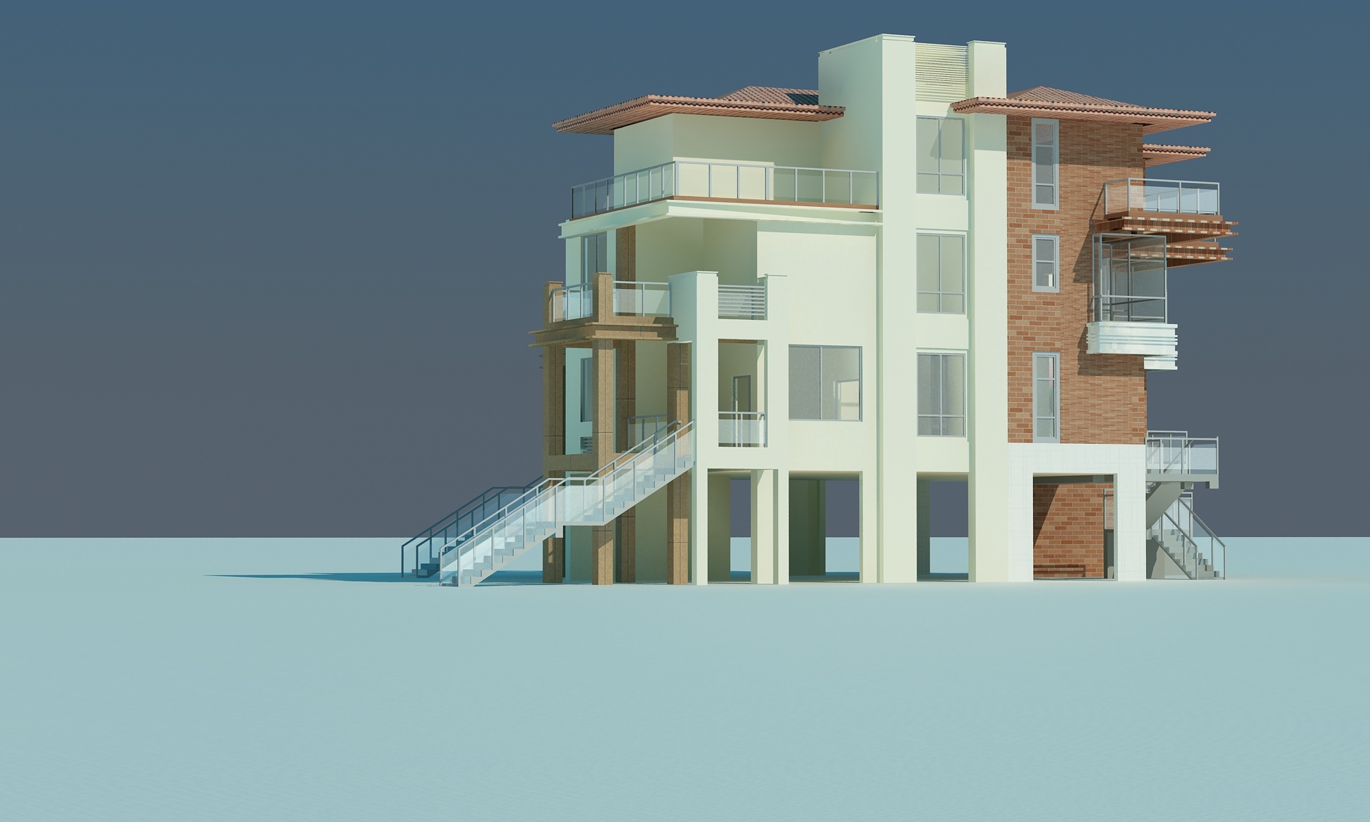 3d建模|三维|建筑/空间|笑声解愁苦 - 原创作品 - 站酷 (zcool)