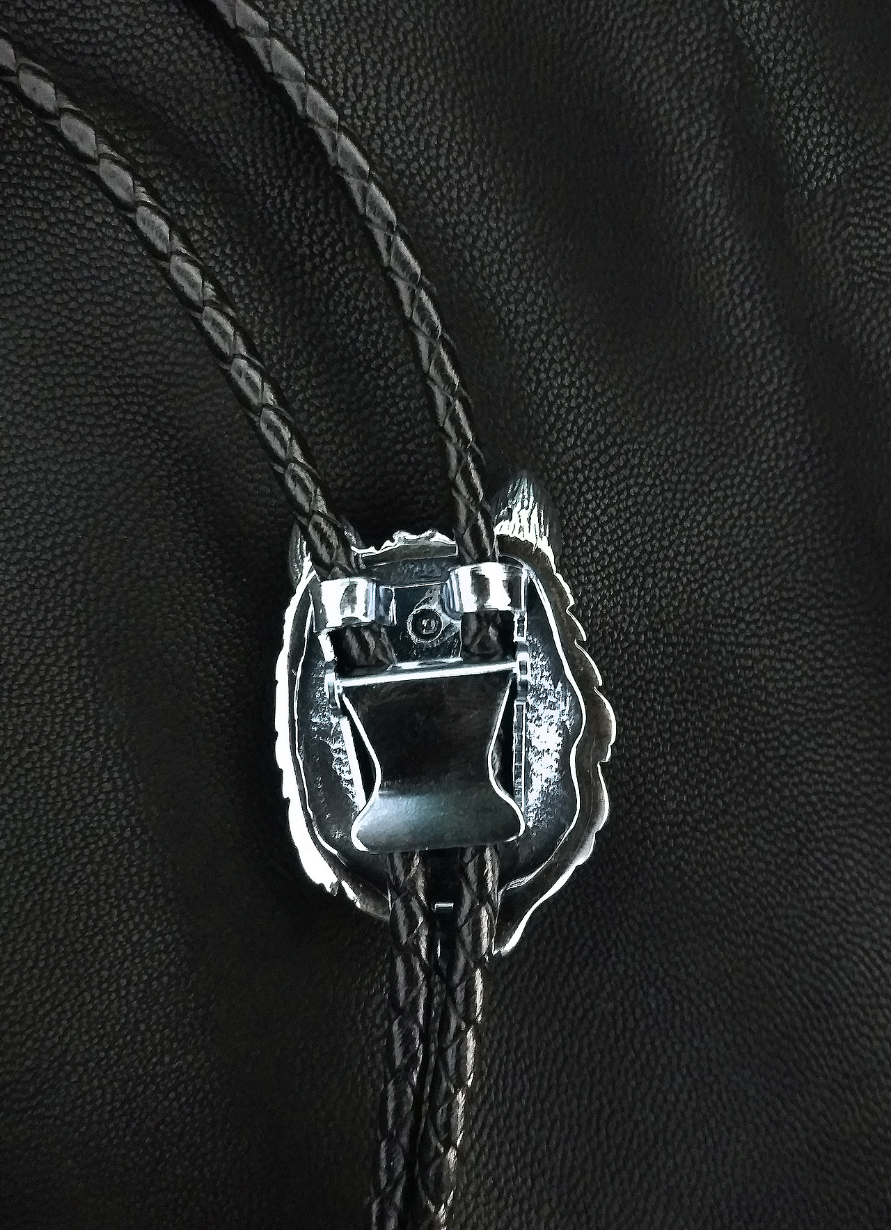 狼头波洛领带雪狼Wolves图腾wolf bolo tie天狼星领绳