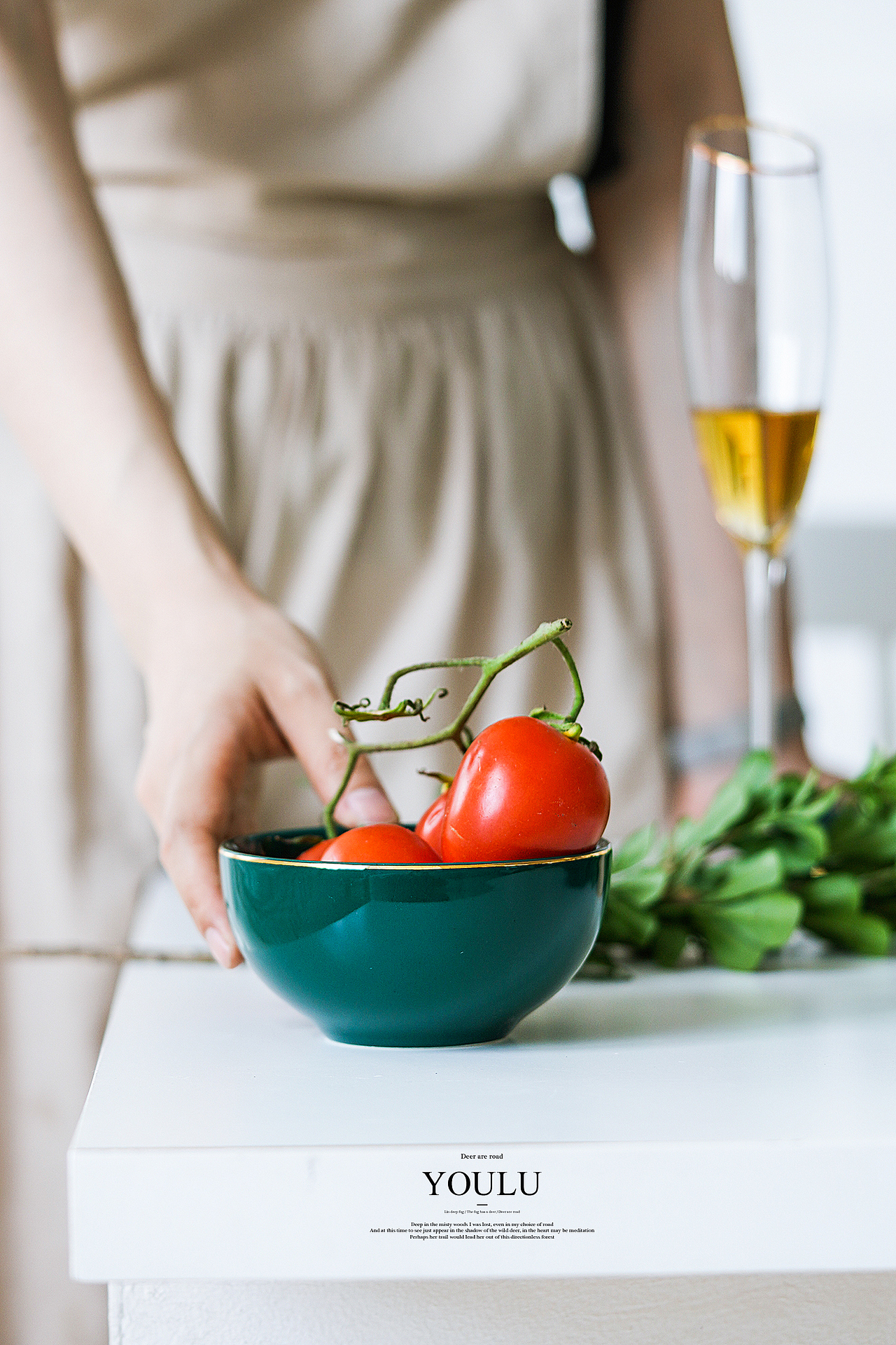 仪式感餐桌上一抹绿