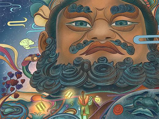 心無塵埃（個(gè)人主頁-ZNDg5NDM3MDQ=） - 商業(yè)插畫 - 站酷設(shè)計(jì)師王清風(fēng)原創(chuàng)素材 - 站酷ZCOOL