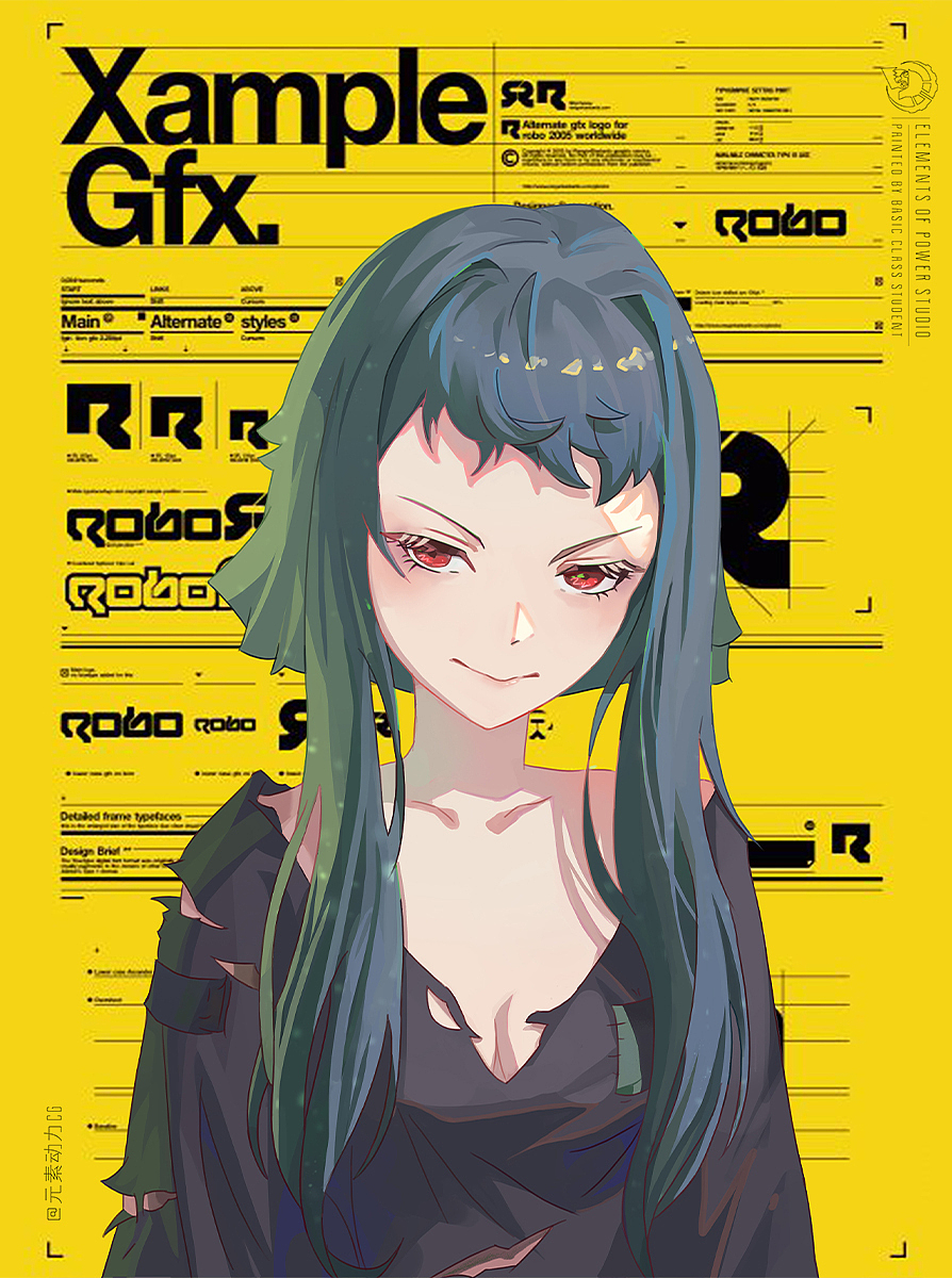 元素动力 | 基础班学员角色头像练习作业