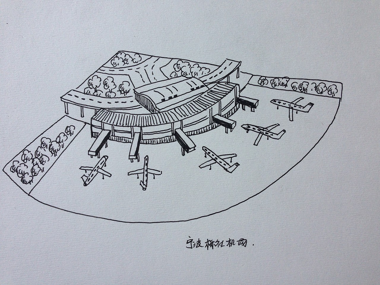"新外滩一号"手绘地图