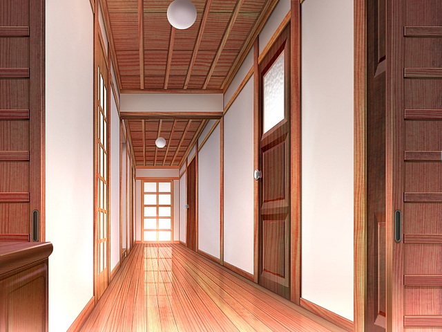 【场景 - 原画】走廊