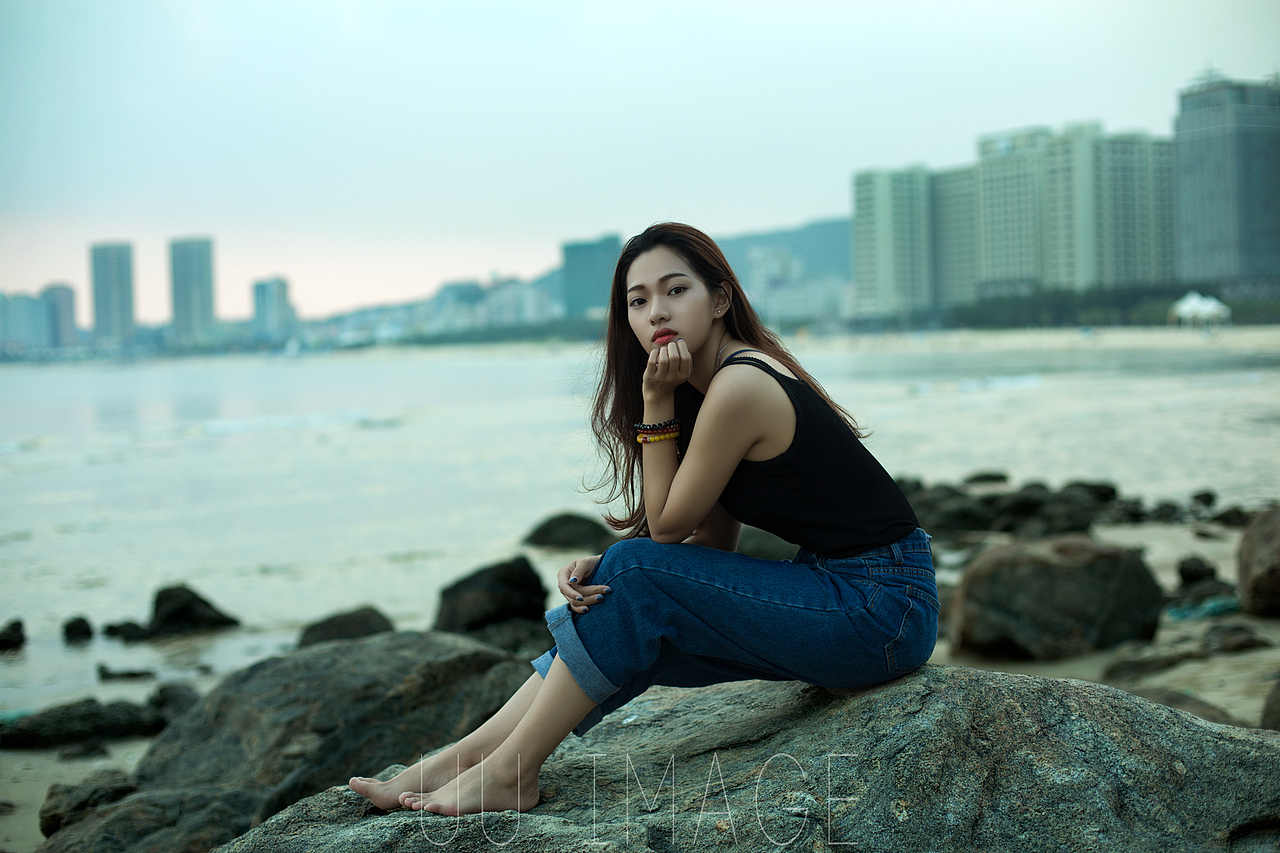 第一次看海（图ZNjAyODg4MTI=） - 人像摄影 - 站酷设计师UU摄影后期原创素材 - 站酷ZCOOL