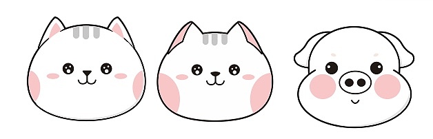 卡通動(dòng)物（圖ZMjc4ODIxNjcy） - 海報(bào) - 站酷設(shè)計(jì)師舞無原創(chuàng)素材 - 站酷ZCOOL