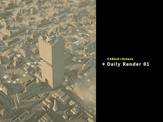 C4dtoA+Octane Daily Render 01
