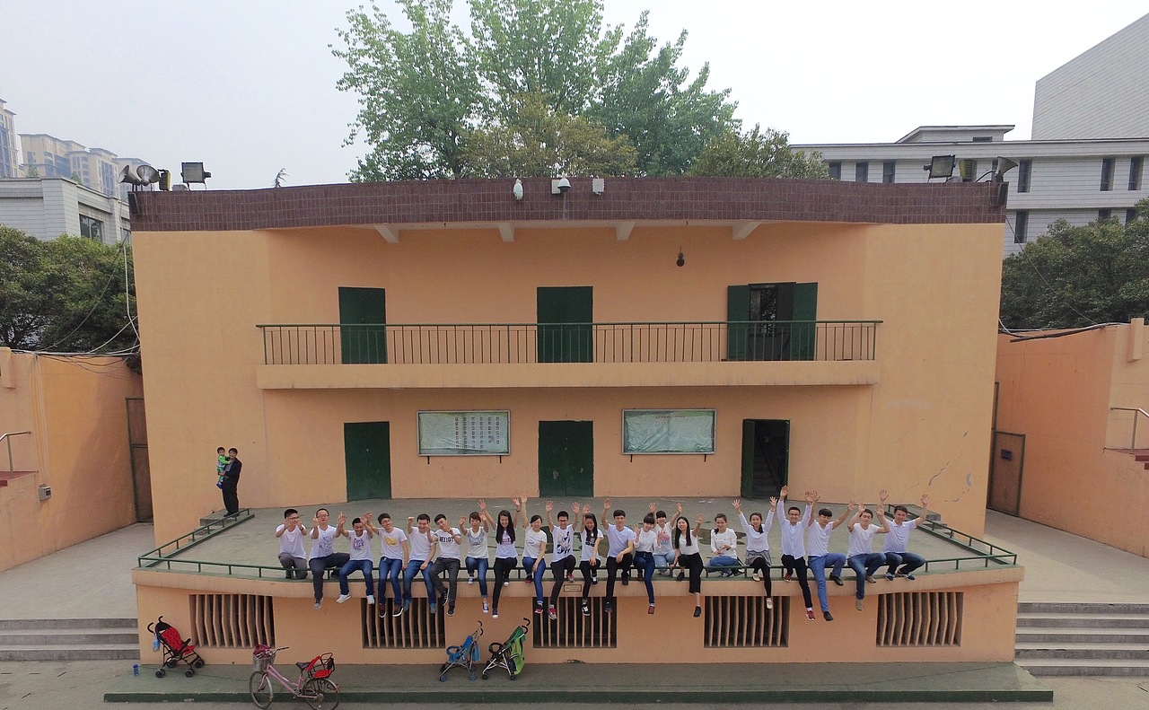 航拍毕业照✌️