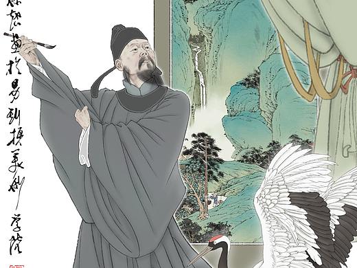 《琴棋书画》插画