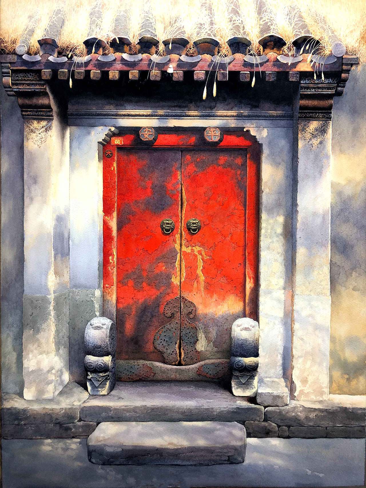 洒满阳光的胡同