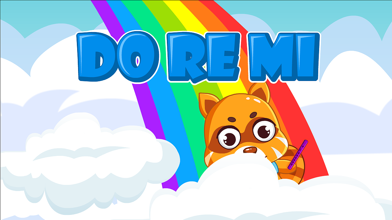 小浣熊英语儿歌动画系列doremi