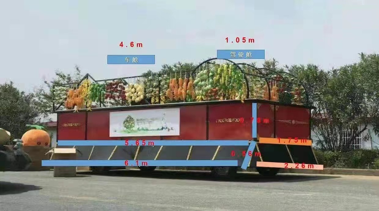 主题公园主流演艺巡游花车