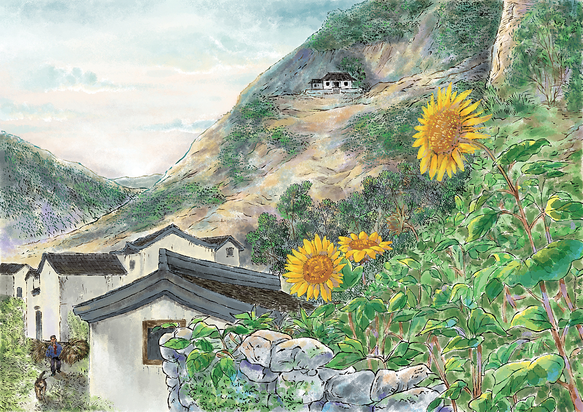 儿童文学名家小说插页水彩水墨中国风（图ZMTE0ODE4NjU2） - 儿童插画 - 站酷设计师汉图文化公司原创素材 - 站酷ZCOOL